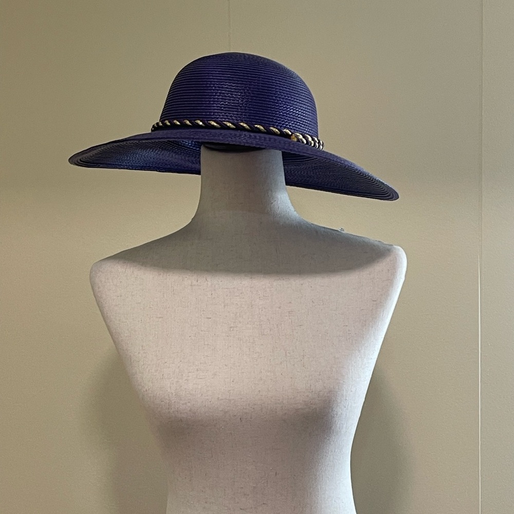 Women’s Kettle Party With Rope Band Hat Wedding Party Derby One Size Purple - Picture 4 of 9
